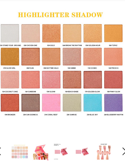 Blush Highlighter Contour